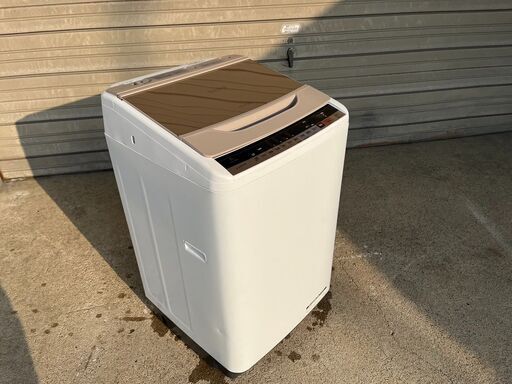 ファミリー向け 洗濯機 BEAT WASH 8.0K ヒタチ BW-V80B 2018年製 中古動作品 クリーニング済み