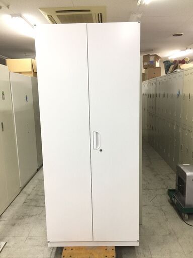 中古　極美品　HKK　両開き書庫　開き戸　スチール書庫　書庫　観音開き　収納キャビネット　書類整理収納庫　5段　鍵付　ホワイト　W800×D400　愛知　一宮市　 江南市　稲沢市　岐阜　岐南町　羽島　三重　名古屋 グッドプライス一宮