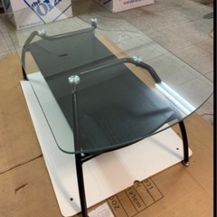 【受付終了】ガラス　ローテーブル