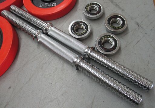 R513 IROTEC アイロテック ダンベル 30kg×2個セット Used