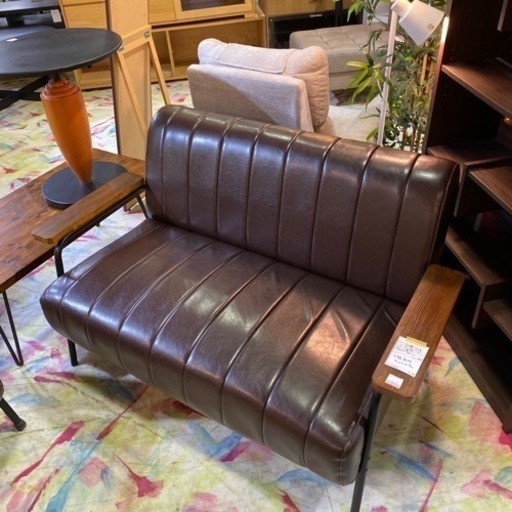 《インダストリアル》2掛けソファ　チェア