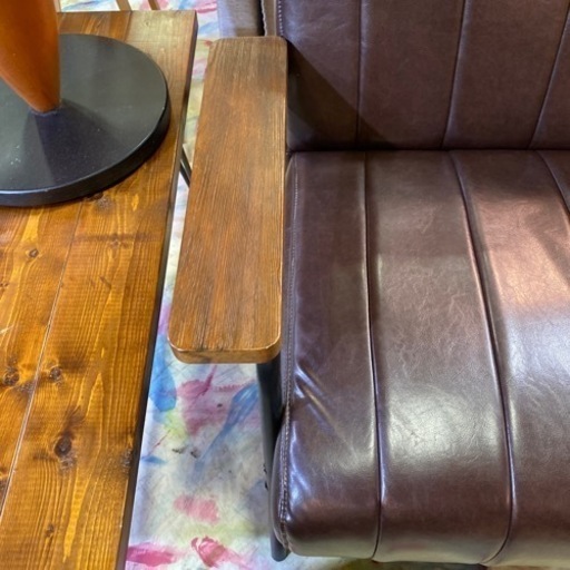 《インダストリアル》2掛けソファ　チェア