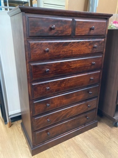 和光 民芸家具 ハイチェスト オホーツク 中古