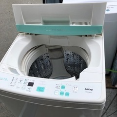 市内配送無料　サンヨー SANYO ASW-70B-W [簡易乾燥機能付き洗濯機（7.0kg） ピュアホワイト]の画像