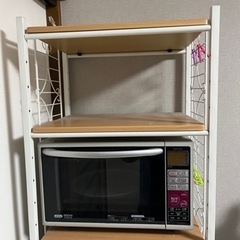 家電 キッチン家電 オーブンレンジ ラック 冷蔵庫の画像