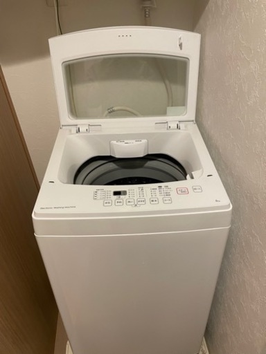 【期間限定値下げ】全自動洗濯機　白　6kg
