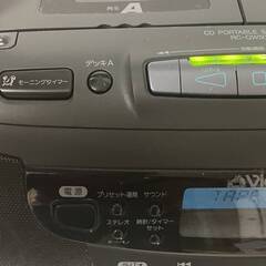 Victor ビクター CD ポータブル システム ラジカセ ダブルカセットの画像