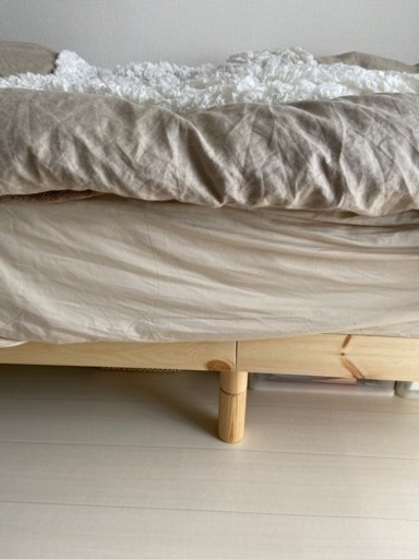 家具  すのこベッド シングル