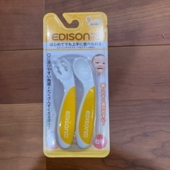 離乳食にフォーク&スプーン