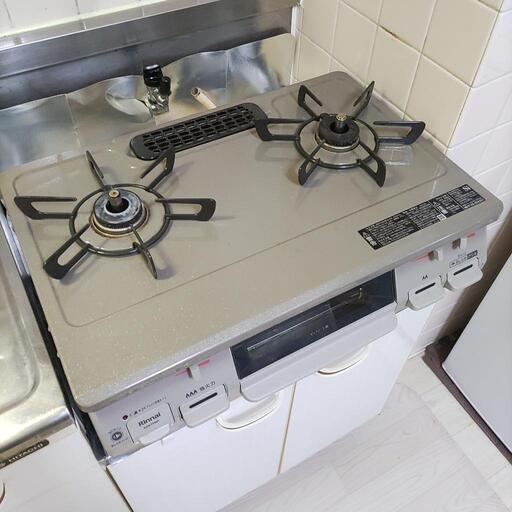 ガステーブル ガスコンロ(ホース付)　都市ガス用　リンナイ製