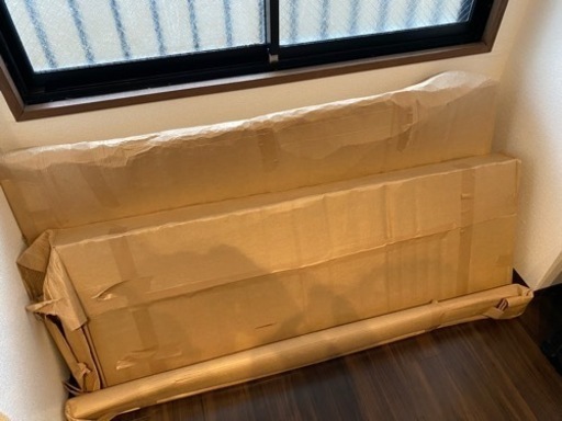 ベッドフレーム　ホワイト　解体済み　　