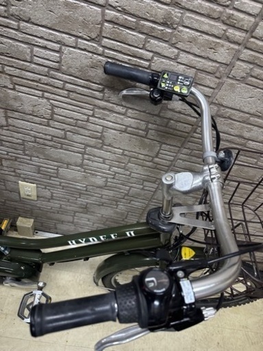 新生活応援SALE 東京23区配達無料　新基準 ブリヂストン ＨＹＤＥＥ-Ⅱ(ハイディ ツー) 12.8Ah リチウム 電動自転車 中古　BS 1138