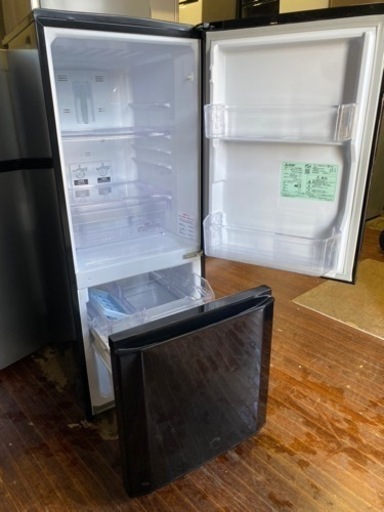 北九州市内配送無料　保証付き　三菱電機 MITSUBISHI ELECTRIC MR-P15Y-B [冷蔵庫 Pシリーズ （146L・