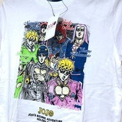 【即完売品】新品　公式 ジョジョの奇妙な冒険 Tシャツ ★黄金の風★オールスターの画像