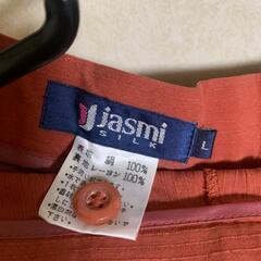 【新品】jasmi 絹 シルク 100％ パンツ レッドL 男女兼の画像