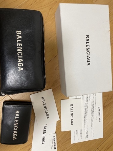 転売可！BALENCIAGA長財布箱ギャランティカード付ト
