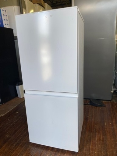 北九州市内配送無料　保証付き　2022年式　AQUA 126L 2ドアノンフロン冷蔵庫 オリジナル ホワイト AQR-13E8 W
