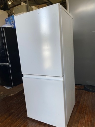 北九州市内配送無料　保証付き　2022年式　AQUA 126L 2ドアノンフロン冷蔵庫 オリジナル ホワイト AQR-13E8 W 