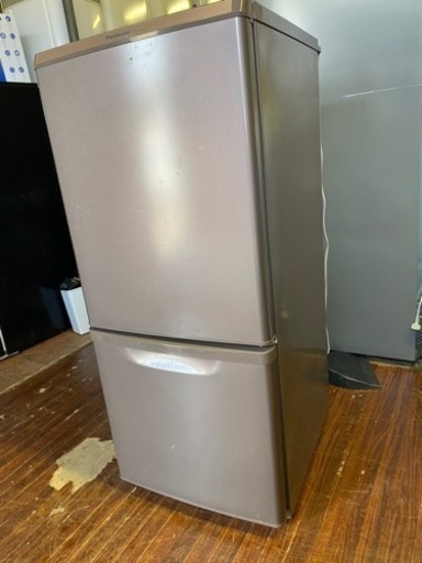 北九州市内配送無料　保証付き　パナソニック 2ドア冷蔵庫 （138L） NR-B148W-T マホガニーブラウン