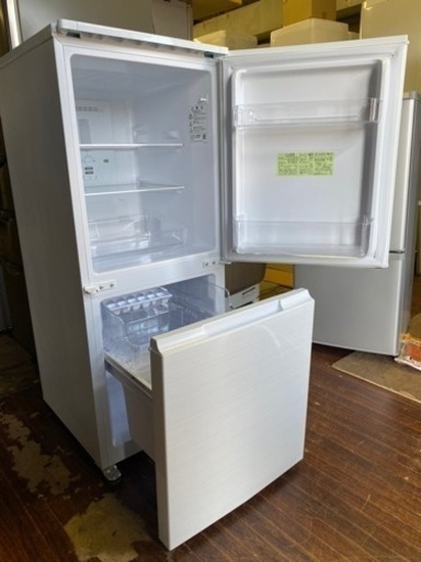 北九州市内配送無料　保証付き　2020年式　シャープ SHARP SJ-D15G-W [冷蔵庫 （152L・つけかえどっちもドア） 2
