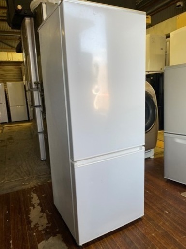 北九州市内配送無料　保証付き　201L 2019年式　冷蔵庫 ホワイト AQR-20JBK-W [2ドア /右開きタイプ /201L]
