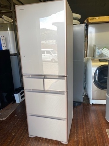 福岡市内配送無料　日立 HITACHI R-S4000GL XN [冷蔵庫 Sシリーズ 真空チルド（401L・左開き） 5ドア クリス