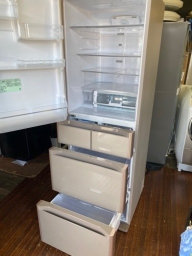 福岡市内配送無料　日立 HITACHI R-S4000GL XN [冷蔵庫 Sシリーズ 真空チルド（401L・左開き） 5ドア クリス