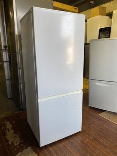北九州市内配送無料　保証付き　AQR-18G-W 冷蔵庫 ミルク [2ドア /右開きタイプ /184L]