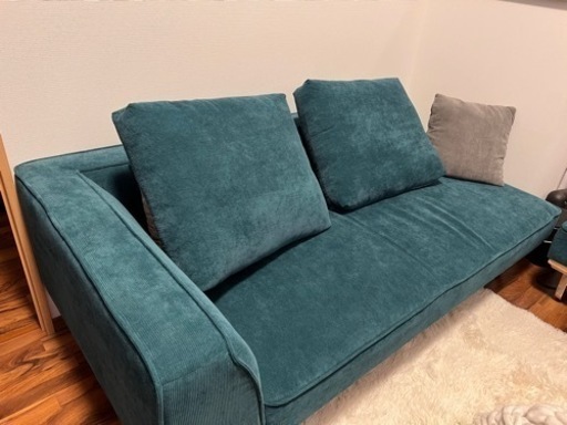 値下げしました！！ ファブリック 4人掛けソファ