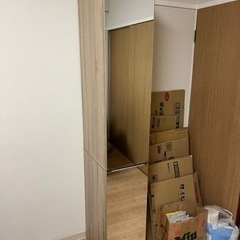 【お譲り完了】LOWYA 収納付き鏡