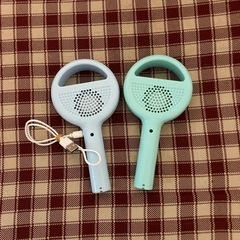 中古　羽なし扇風機2個の画像