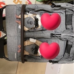 双子用ベビーカー