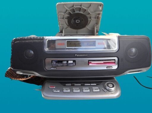 8/9●Panasonic　MD/CD/FMシステムコンポ　RX-MDX81　　mp3