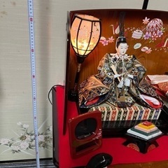 久月のお雛様　　　三段飾りの画像