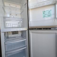 【処分希望0円】250L木目調ダークブラウンMITSUBISHIの画像
