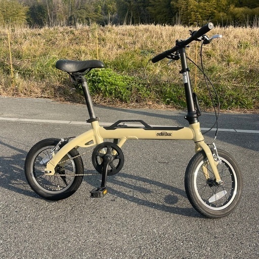 値頃 あさひ[ASAHI] LOG OUTRUNK-L 14インチ 変速なし 折りたたみ自転車 自転車本体