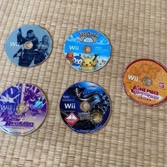 wii ソフト　5まい　（ケースなし）