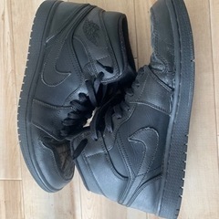 「お取引き者決定」NIKE/AIR JORDAN1 MID/【28.0/Black】の画像