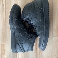 「お取引き者決定」NIKE/AIR JORDAN1 MID/【28.0/Black】の画像