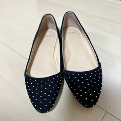 中古美品　コールハーンフラットシューズ　23cm