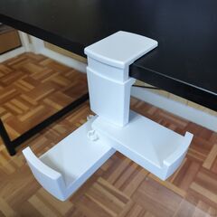 ヘッドホンスタンド 2台同時掛け クランプ式 川の信芸の画像