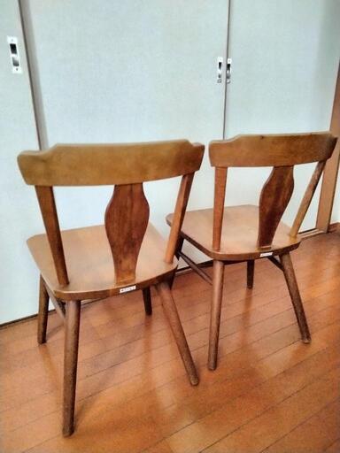 譲り先 決まりました！昭和レトロ、KASHIWAのダイニングチェア