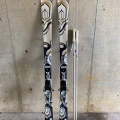 K2 スキー板　女性向け　156㎝　ストックセット