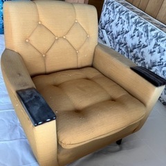 早い者勝ち！レトロ家具 ソファ 3人掛けソファの画像