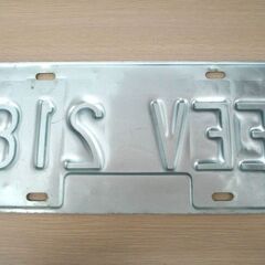 アンティーク ナンバープレート ビューティフル ブリティッシュ コロンビア ヴィンテージ Beautiful British Colunmbia ブリキ インテリア 苫小牧西店の画像