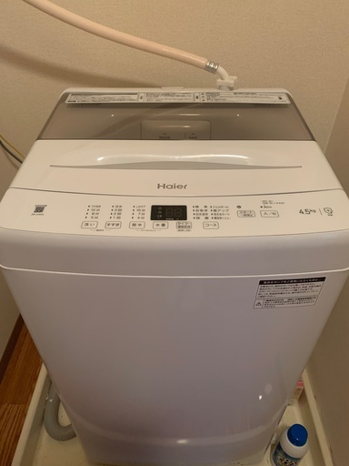 洗濯機 A washing machine I used for a year