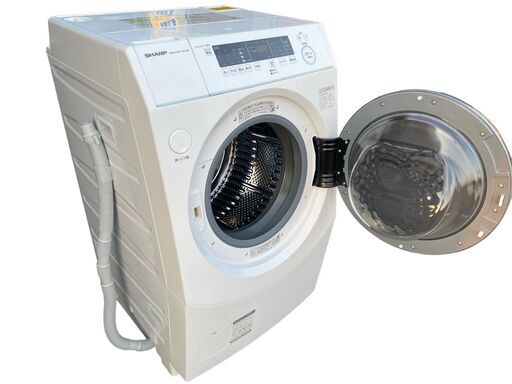 【決まりました】【美品】SHARP ドラム式洗濯乾燥機 ES-H10G-WR 2023年製