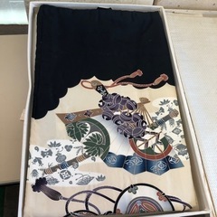 着物 袋帯 和装 刺繍 金銀糸 黒 箱付き 寿 レディース? 中着 和風 和服 昭和レトロ 希少 激安 激レア ラスト1点 まとめ売りの画像