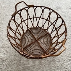 バスケット　籐