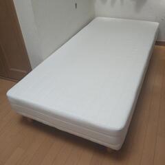 脚付きマットレス　中古品の画像